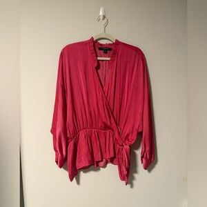 Marc New York Fuschia Pink Blouse XL